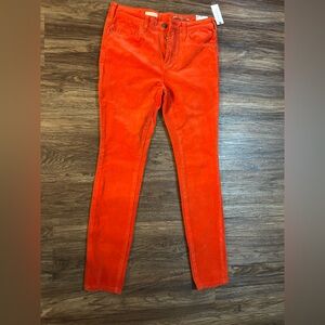 Pilcro by Anthropologie High‎ rise skinny suede jeans NWT 29 T 29”